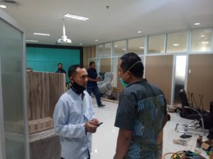 Pengerjaan Ruang Multiguna Rektorat UMS